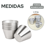 Jogo Forminha Bonbocado N4 Aço Inox