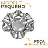 Centro de Mesa Fruteira Alumínio Polido 27cm Fregnani