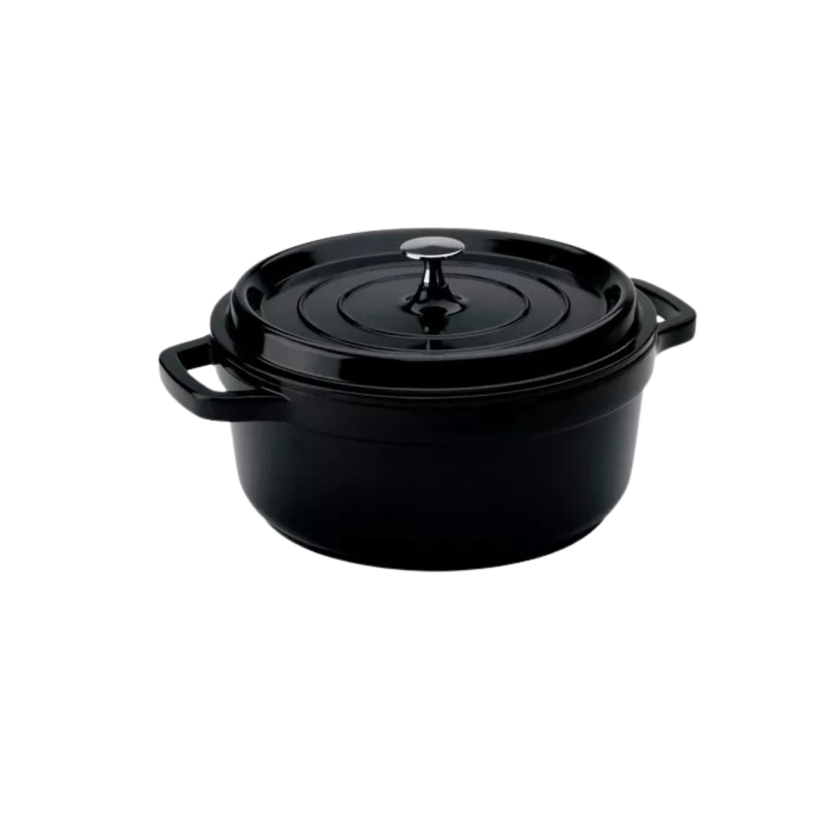 Caçarola Redonda Preta de Ceramica 6,8L Hercules