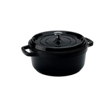 Caçarola Redonda Preta de Ceramica 6,8L