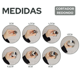 Jogo Cortador Redondo Aço Inox 7 peças