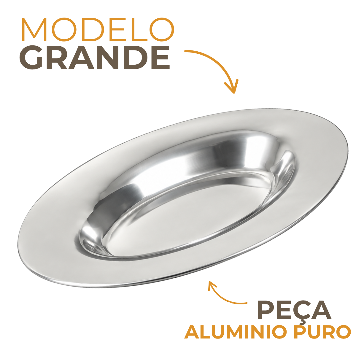 Travessa Lavesso em Alumínio Fundido 47cm