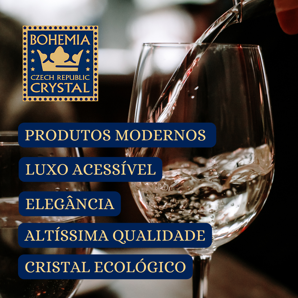 Taça Água Colibri Roberta Bohemia 450ml - A Gourmet