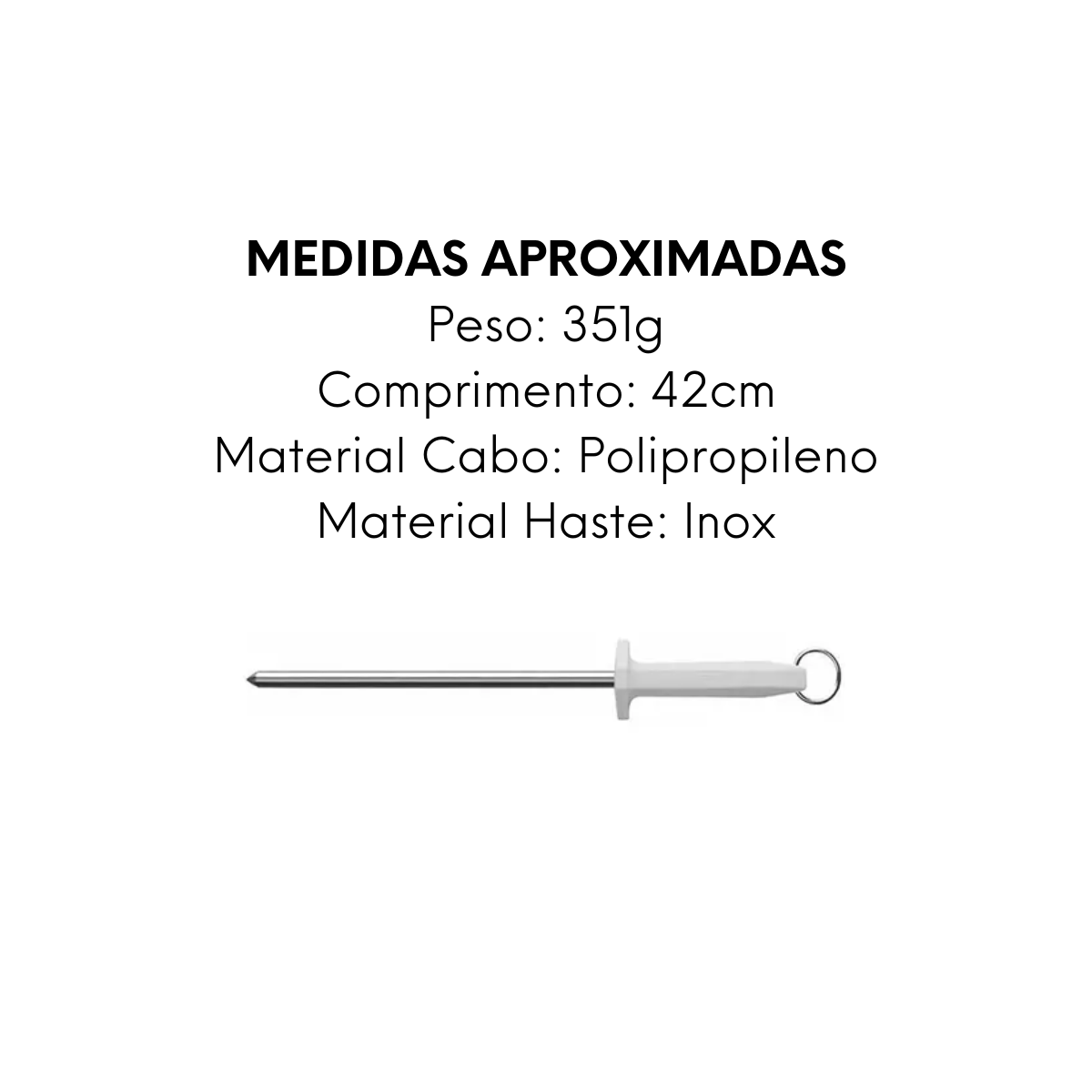 Chaira Mundial 10 em Aço Inox Hercules