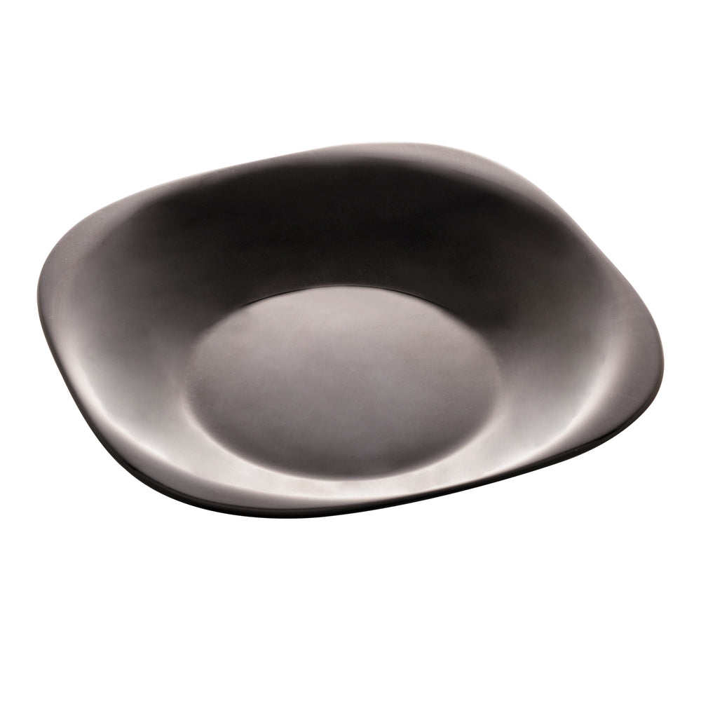 Prato Fundo Carine Noir Luminarc Preto Vidro Temperado Day Home