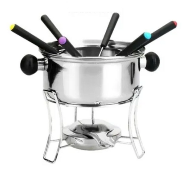 Conjunto Fondue em Aço Inox 10Pçs Imporiente Hover Image