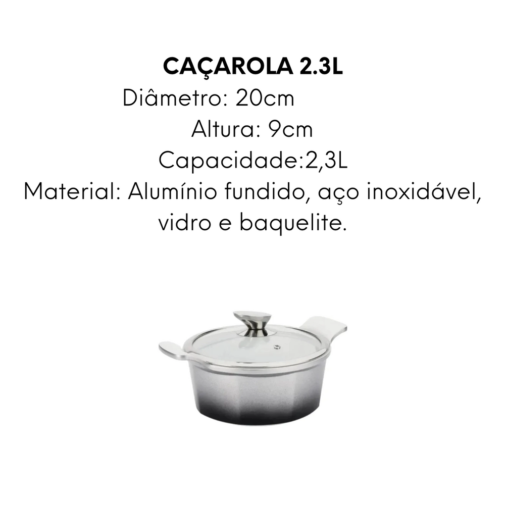 Conjunto de panela Hércules Hercules