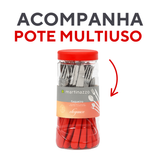 Faqueiro 30Peças Vermelho com Pote A Gourmet