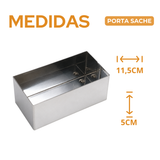 Porta Sache Aço Inox
