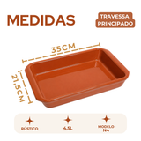 Assadeira Principado Cerâmica 4,5L