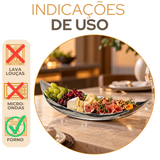 Travessa Ferronato em Alumínio Fundido 61cm para Buffet