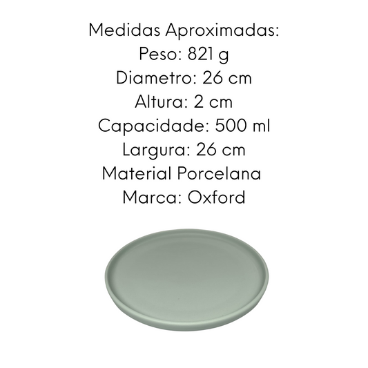 Prato Raso Oxford Menta de Porcelana Oxford