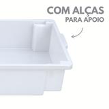 Caixa Plástica para Pescados e Frigoríficos 42L Empilhável