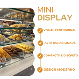 Mini Display de mesa para identificação