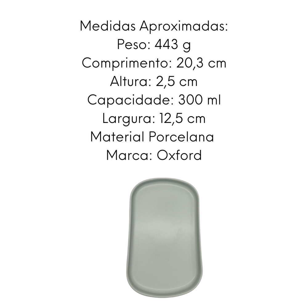 Prato de Sobremesa Menta Oxford Oxford