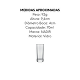 Copo de Vodka Nadir 70ml