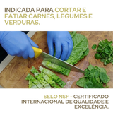 Faca Cheff 8° Cabo Amarelo