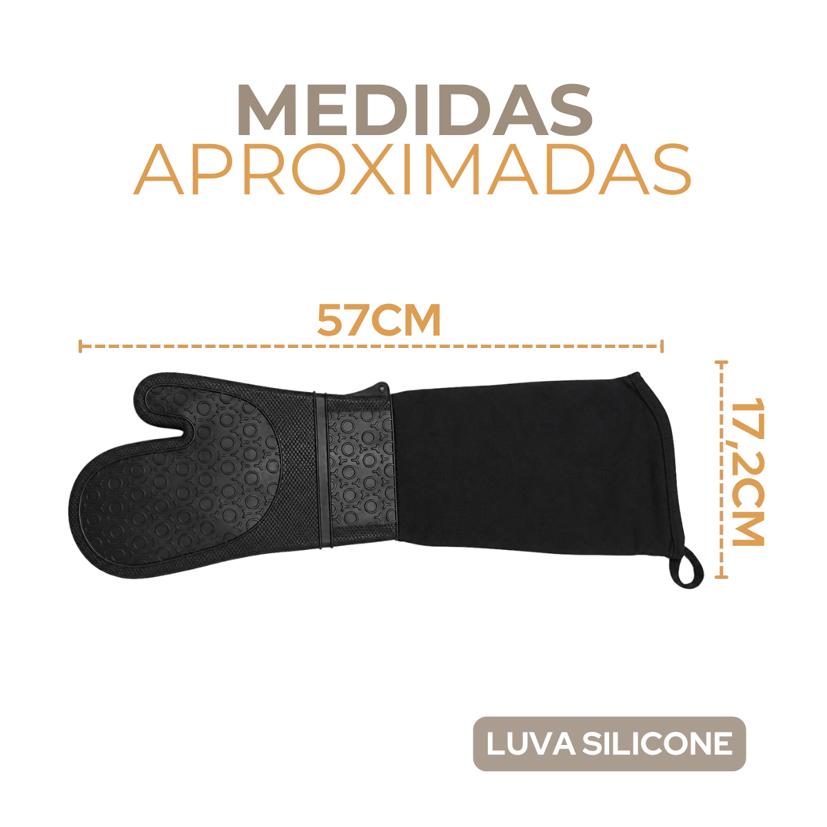 Luva Silicone Longa 57cm