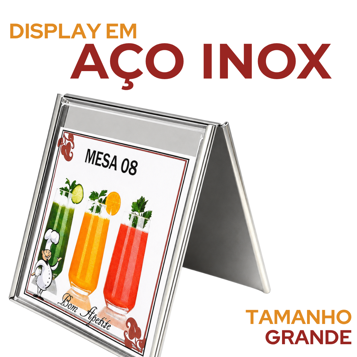 Display Mesa Identificação Mesa