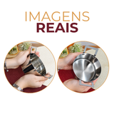 Mini Caçarola Servir Aço Inox 550ml