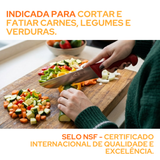 Faca Cheff 8° Cabo Vermelho
