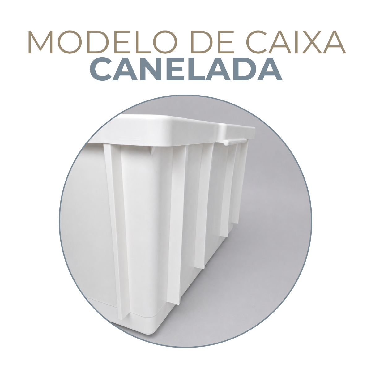 Caixa Organizadora Empilhavel S/Tampa 36 Litros Branca