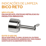 Bico Reto Dosador P/Galheteiro Aço Inox
