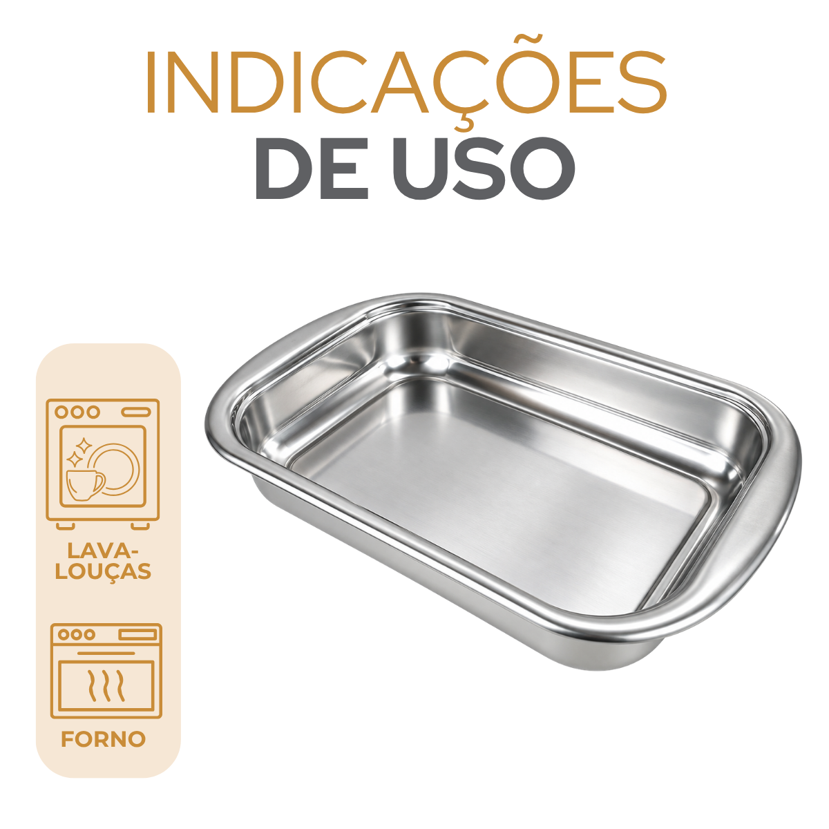 Assadeira Aço Inox Tramontina 48cm