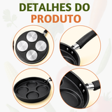 Frigideira 4 Ovos Antiaderente Preta N26 Profissional