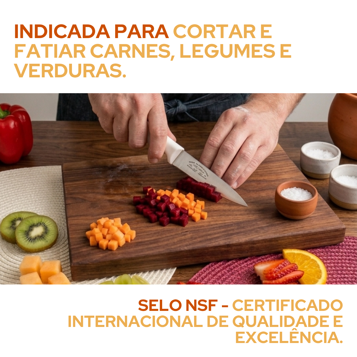 Faca Cheff 6° Cabo Branco