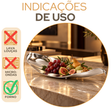 Travessa Ferrata em Alumínio Fundido para Buffet