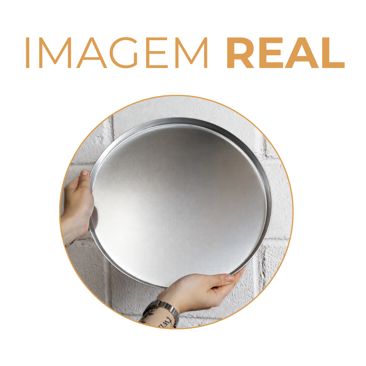 Forma Pizza 35cm Aluminio