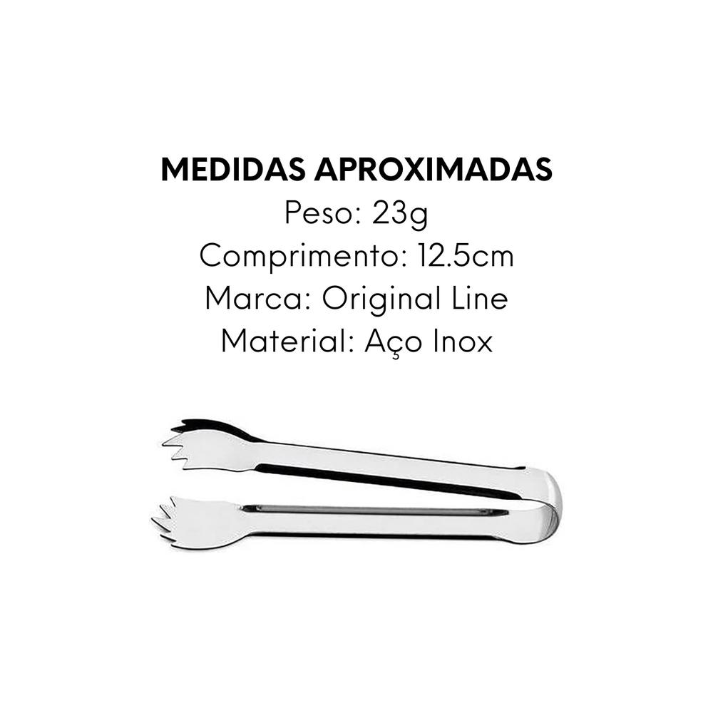 Pegador de Aço Inox 12,5cm - A Gourmet