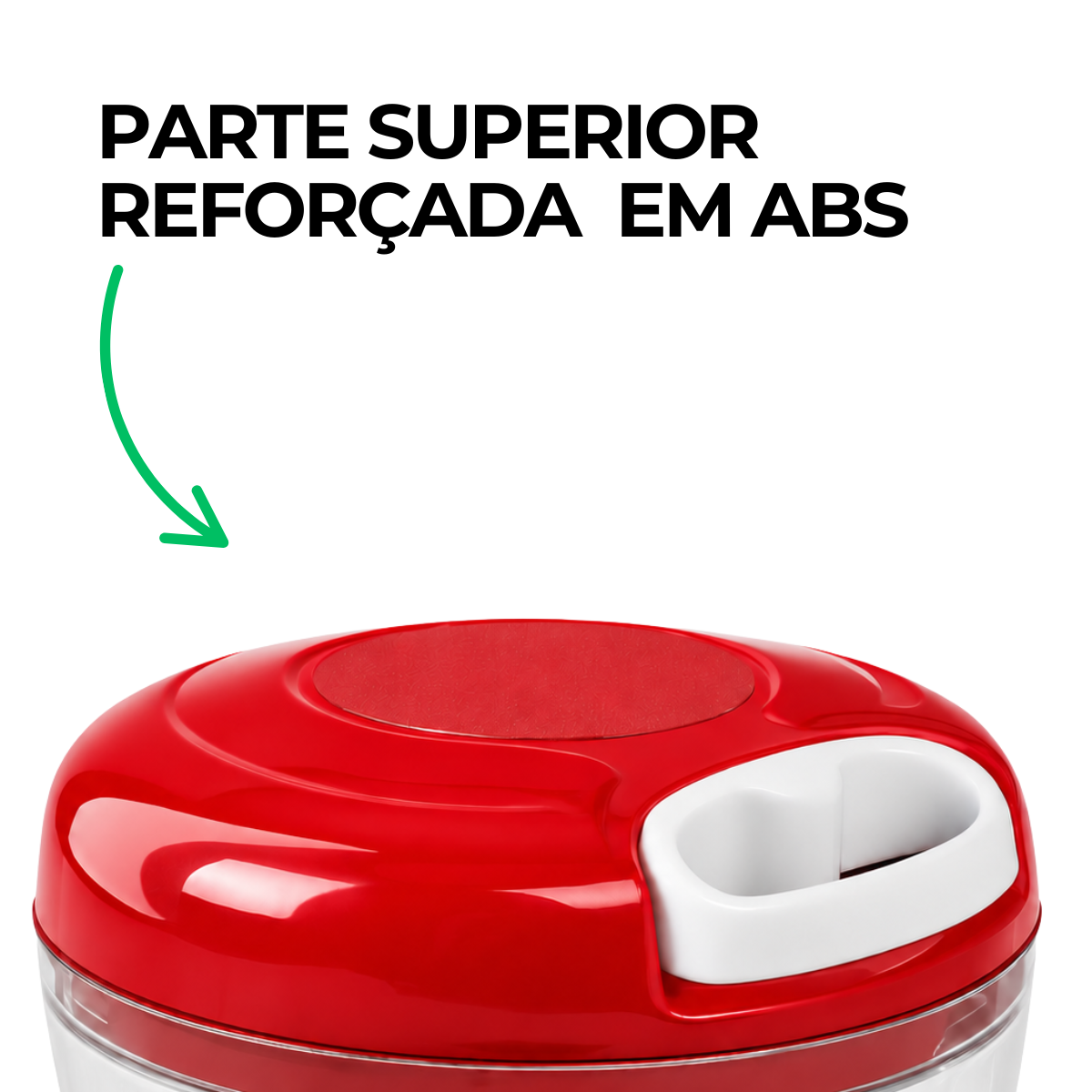 Processador de Alimentos 500ml Vermelho