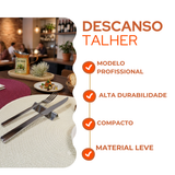 Descanso Talher Mesa Aço Inox