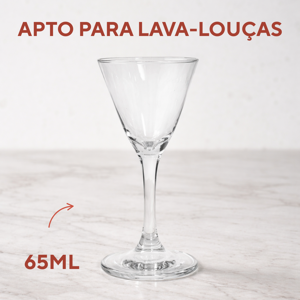 Taça Vidro Licor 65ml