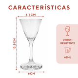 Taça Vidro Licor 65ml