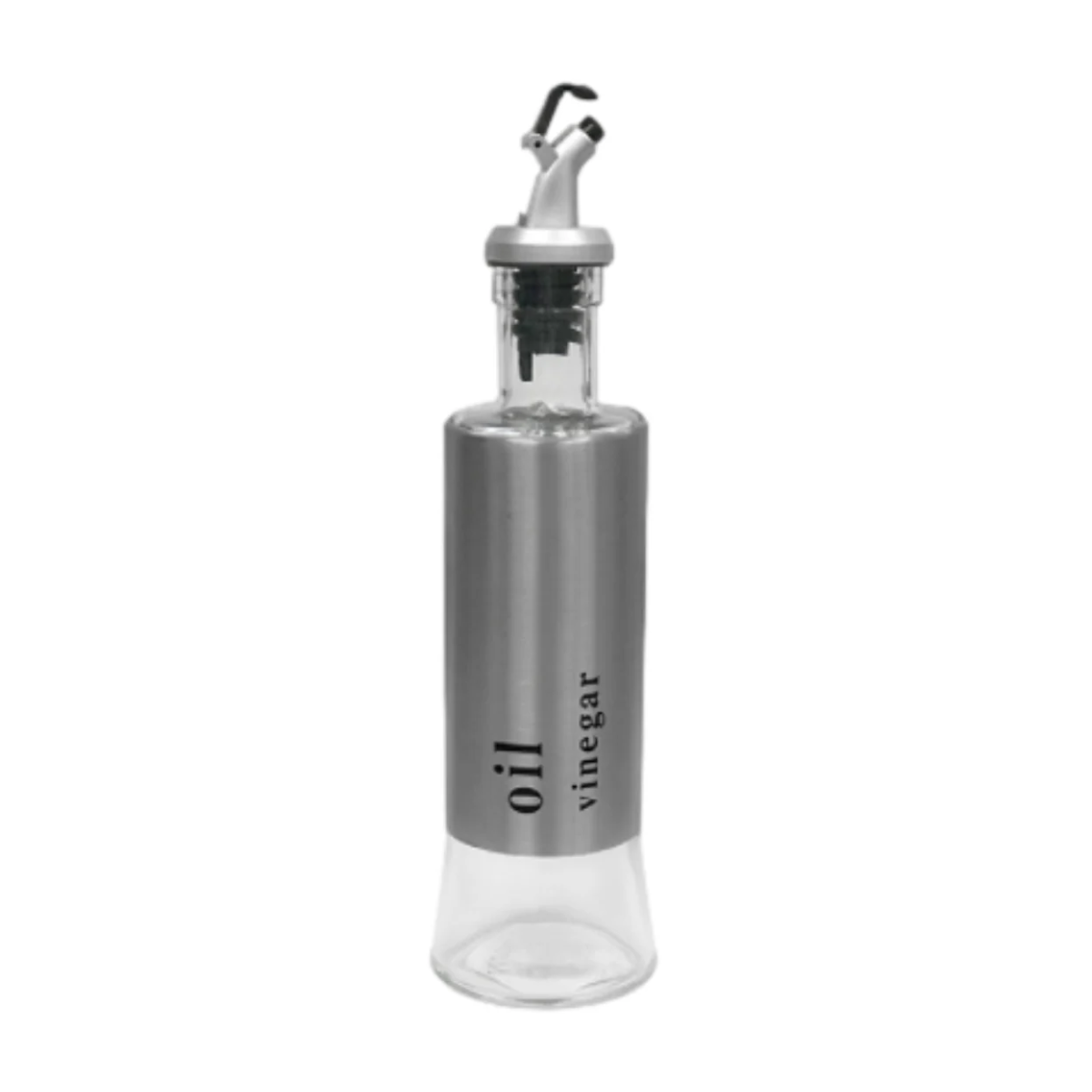 Galheteiro Diamond 300ml de Vidro e Aço Inox Hauskraft