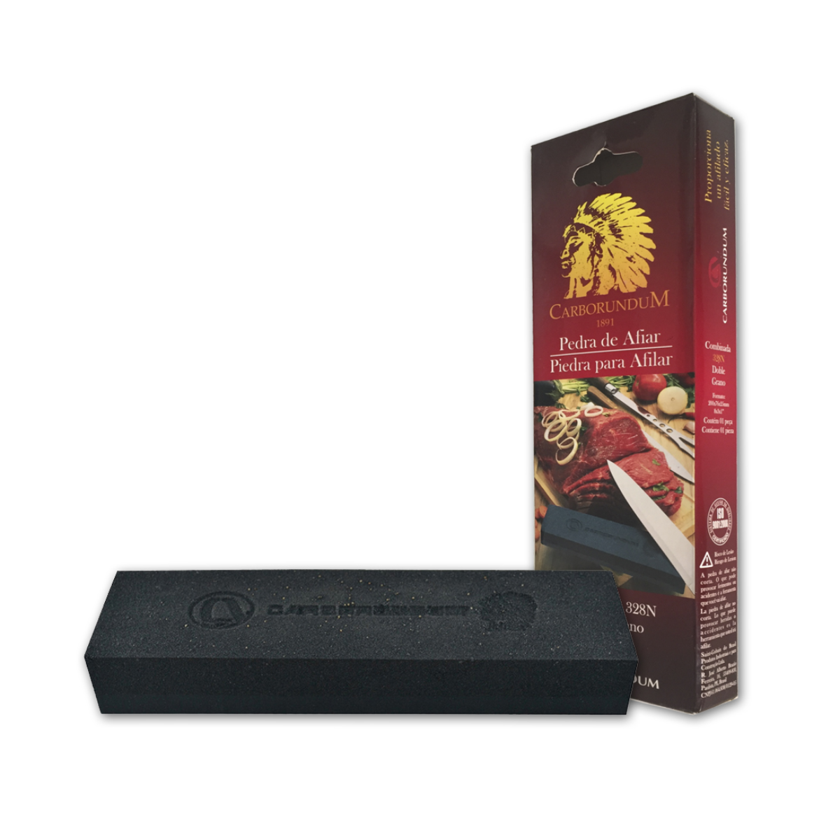 Pedra de Afiar Combinada Carborundum A Gourmet