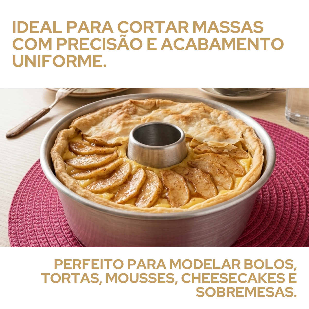 Forma Torta de alumínio Suiça