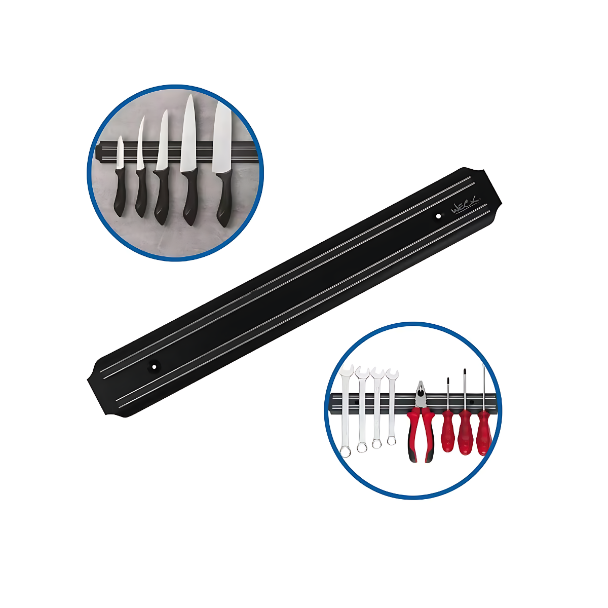 Barra Magnética 55cm de Polipropileno - A Gourmet