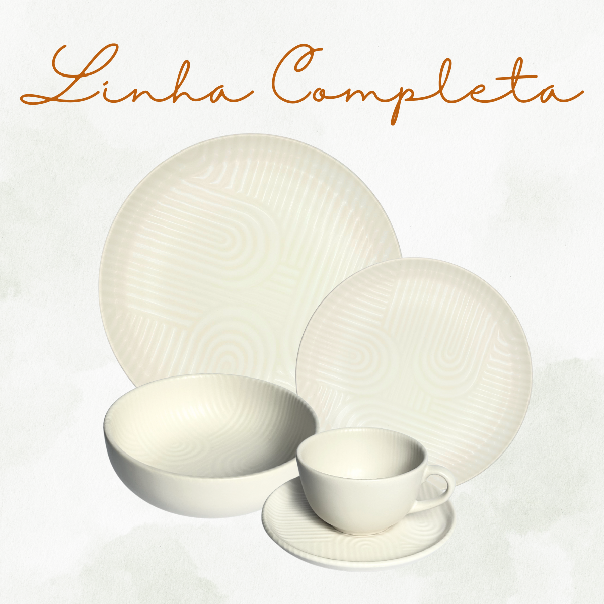 Tigela Flat Zen Cerâmica 600ml - A Gourmet