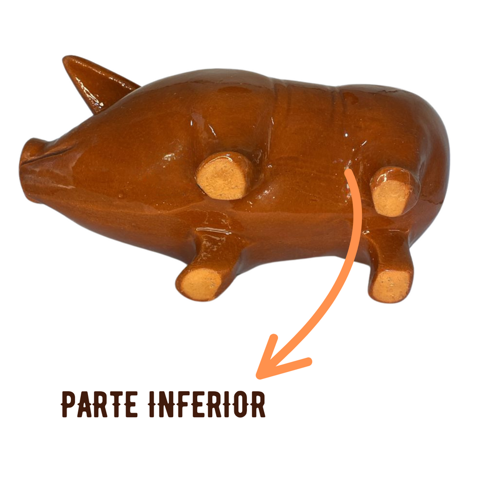 Tigela Porco Barro Pequeno 750ml - A Gourmet