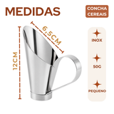 Concha Cereais Aço Inox 50g
