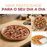 Forma de Pizza com Furos Hotel N35 em Alumínio 35cm