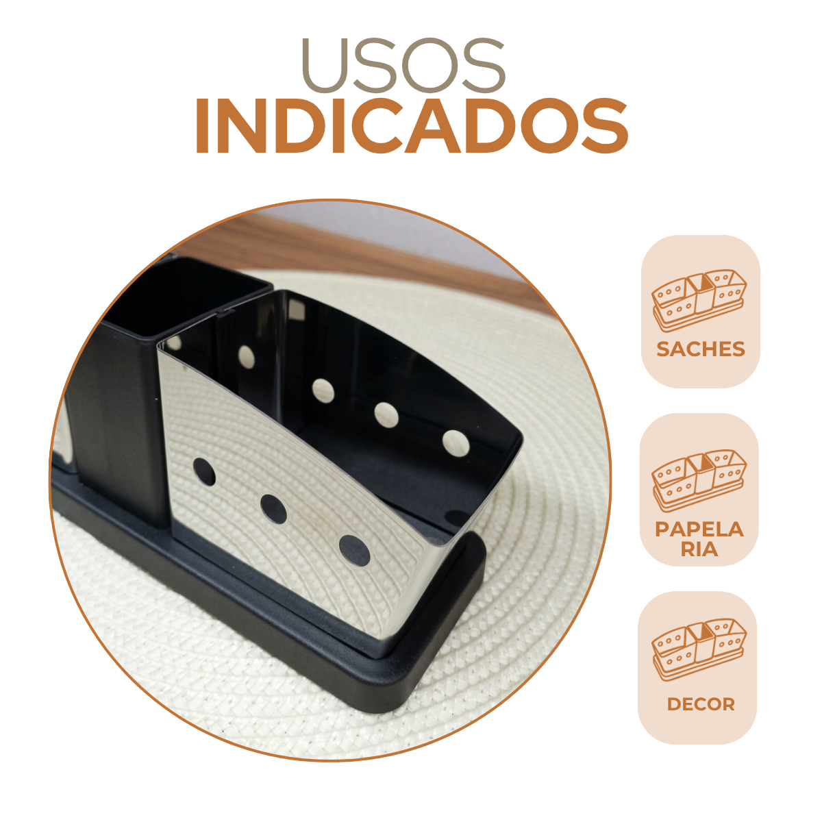 Suporte para Sachê Aço Inox