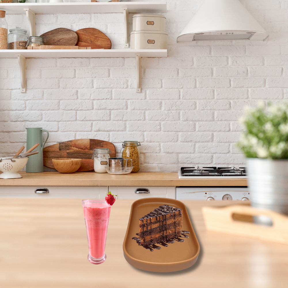 Prato Sobremesa Oxford Avelã Oxford