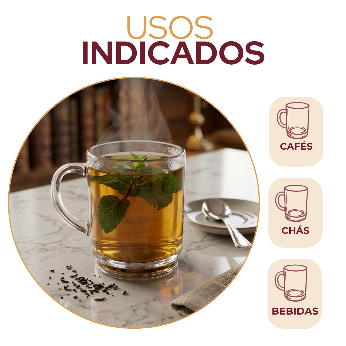 Caneca Lisa Vidro 250ml