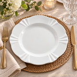 Prato Fundo Soleil Branco Oxford Porcelana 24cm