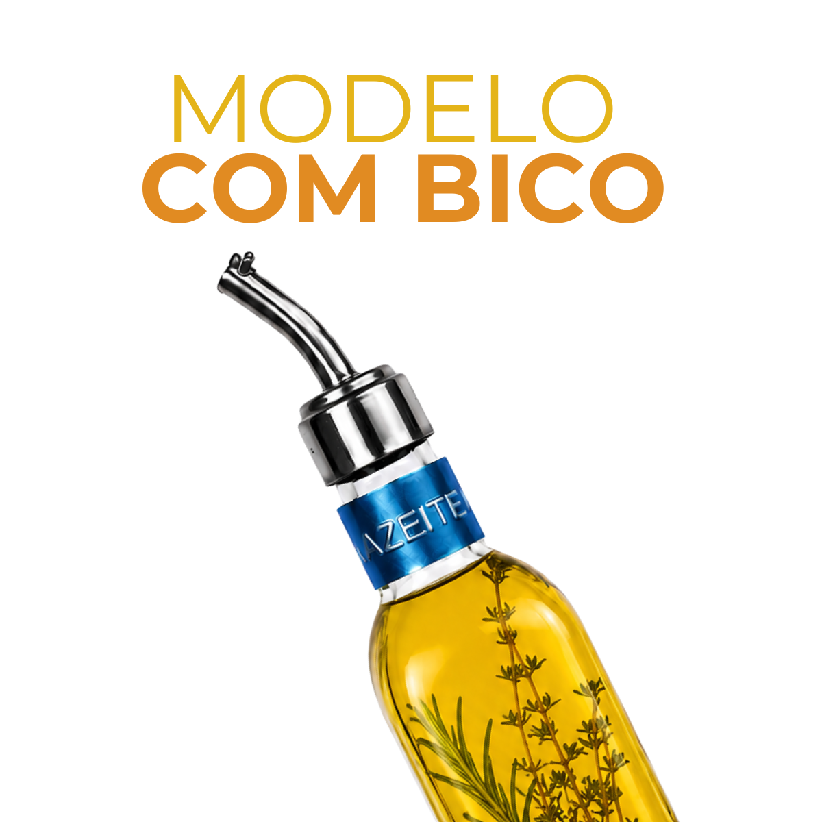 Galheteiro Azeite Vidro 500ml Servir